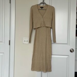 NWT Lulus 2 piece sweater dress